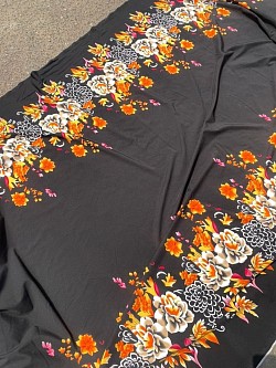 2 side border flowered vintage